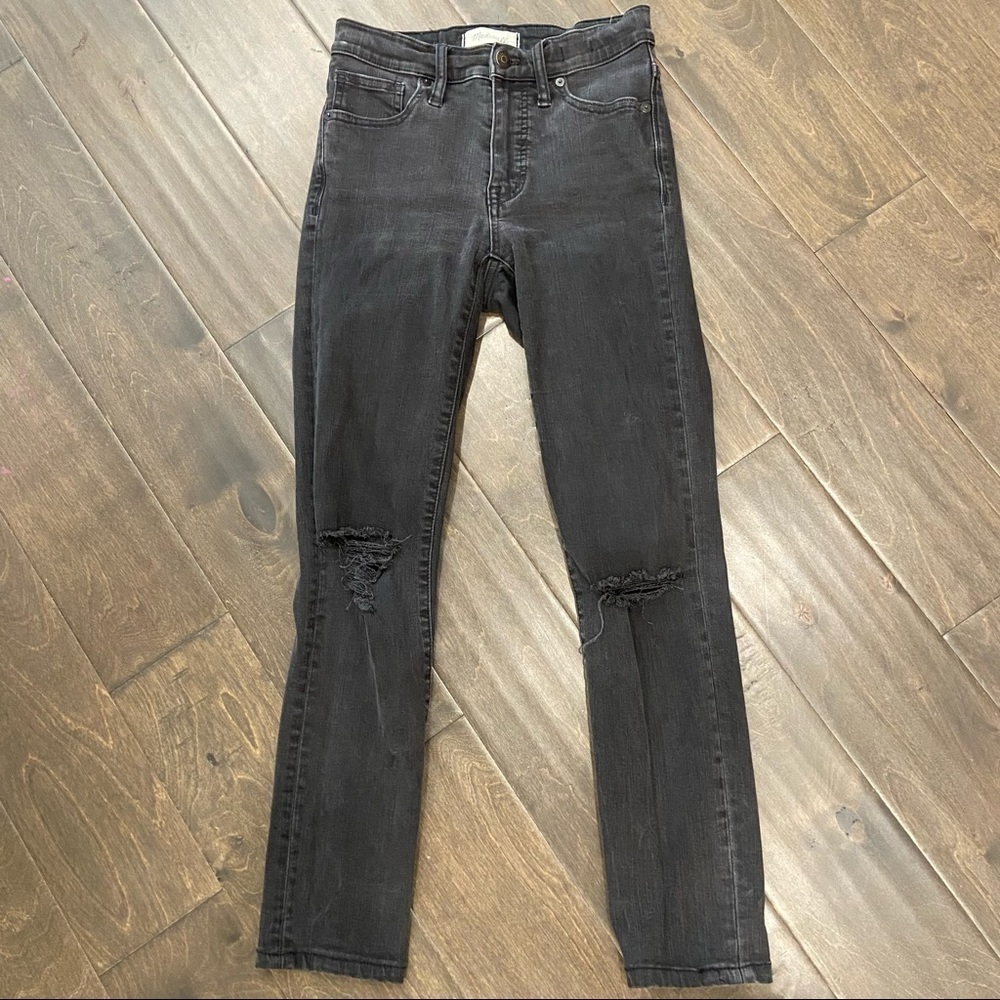 Gray Madewell 9” High-Rise Skinny Jeans size 24T
